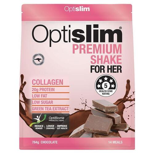 Optislim For Her Premium Chocolate 784g Pouch