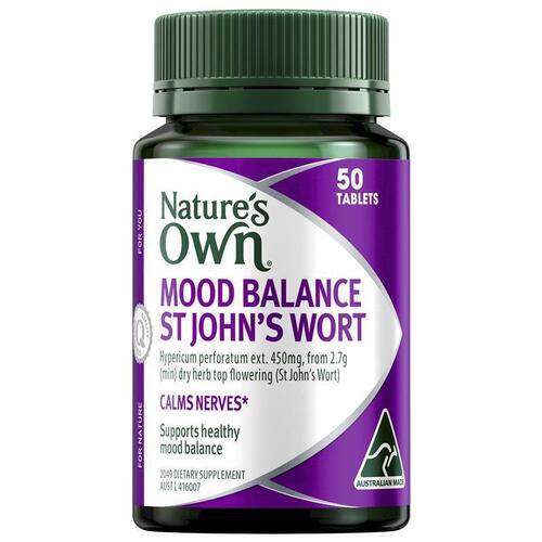 Nature's Own Mood Balance St Johns Wort 50 Tablets