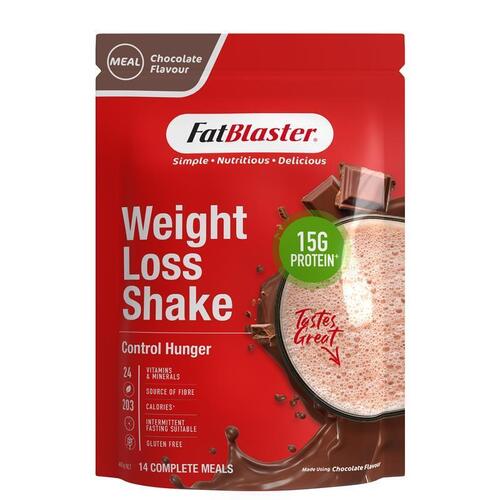 Naturopathica Fatblaster Weight Loss Shake Red Pouch Chocolate 465g