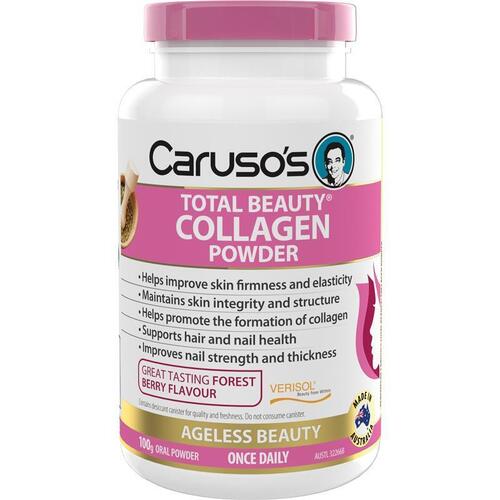 Carusos Total Beauty Collagen Powder 100g