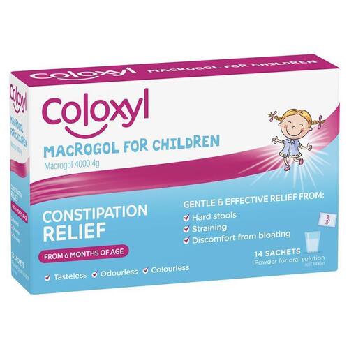 Coloxyl Macrogol For Children 14 Sachets