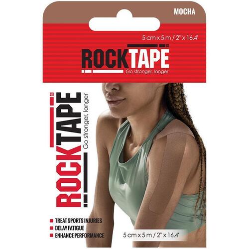 Rocktape Kinesiology Tape Mocha 5cm x 5m