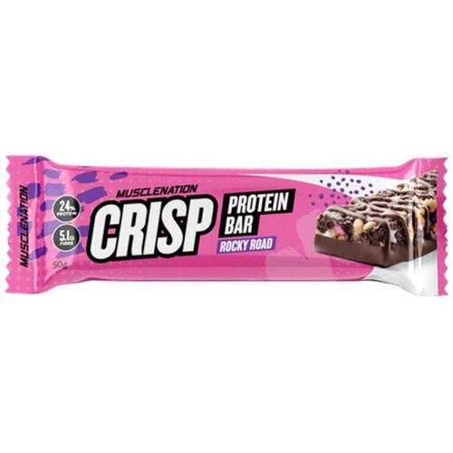 Muscle Nation Crisp Protein Bar Rocky Road 50g