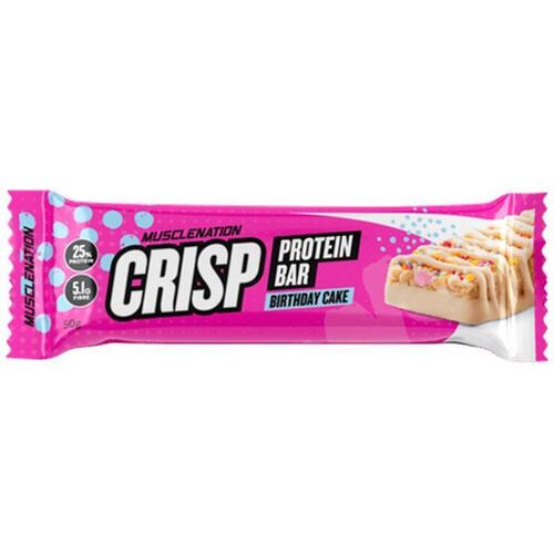 Muscle Nation Crisp Protein Bar Birthday Cake 50g