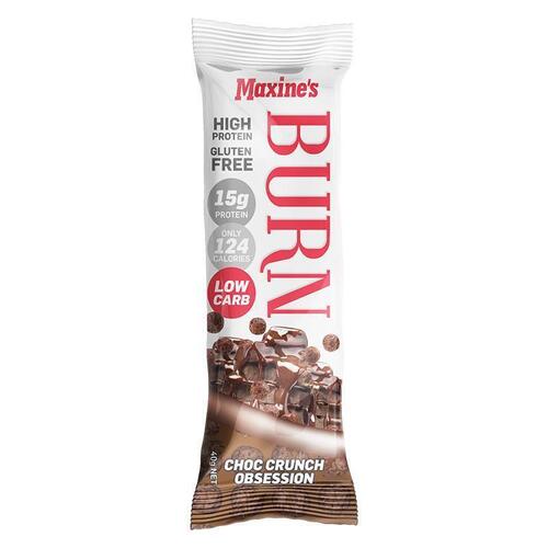 Maxines Burn Bar Choc Crunch Obsession 40g