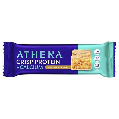 Athena Crisp Protein + Calcium White Choc Caramel 55g