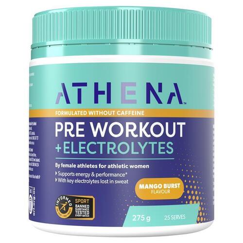 Athena Preworkout + Electrolytes Mango Burst 275g