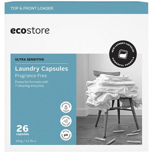 Ecostore Laundry Ultra Sensitive 26 Capsules 390g