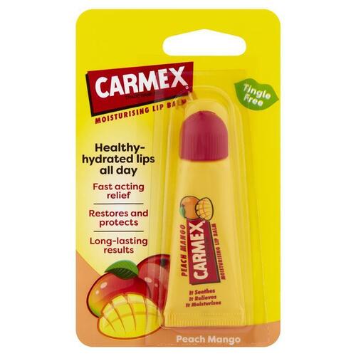 Carmex Lip Balm Peach Mango Squeeze Tube 10g