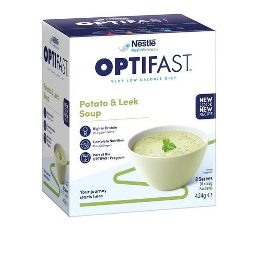 Optifast VLCD Soup Potato Leek 8 x 53g