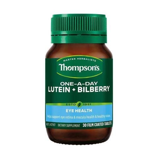 Thompson's One-A-Day Lutein + Bilberry 30 Tablets