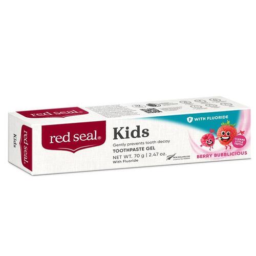 Red Seal Kids Berry Bubbilicious Fluoride Toothpaste 70g