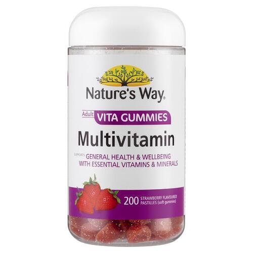 Nature's Way Adult Vita Gummies Multivitamin 200 Gummies Exclusive Size