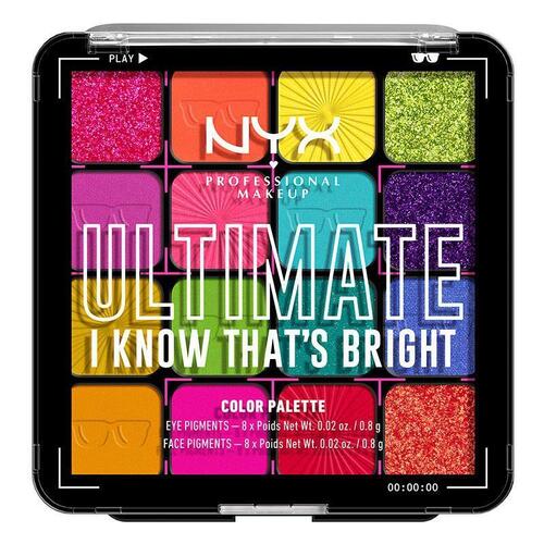 NYX Ultimate Shadow Palette 16-Pan I Know That'S Bright