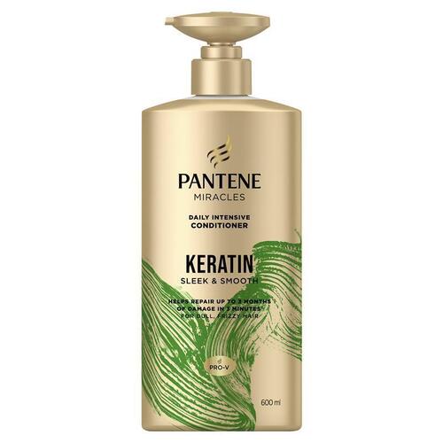 Pantene 3MM Keratin Smooth & Sleek Conditioner 600ml