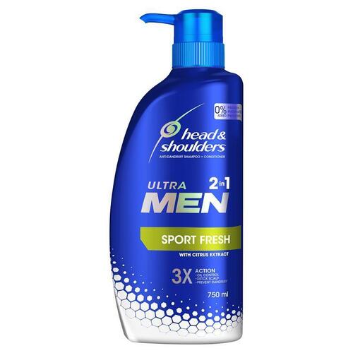 Head & Shoulders Ultra Men Sports Fresh Anti Dandruff Shampoo Conditioner