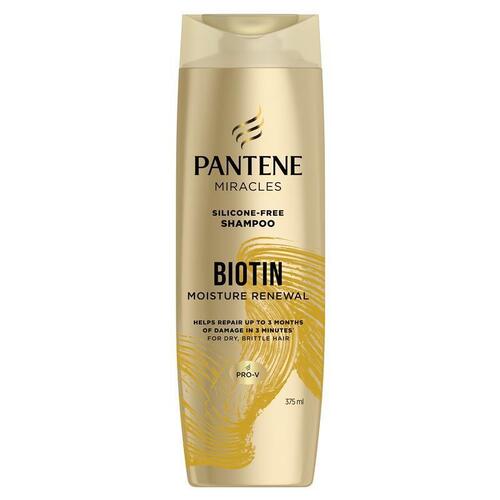 Pantene Miracles Biotin Daily Moisture Renew Shampoo 375ml