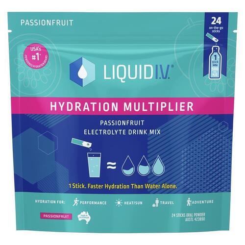 Liquid IV Hydration Passionfruit 24 Sachets