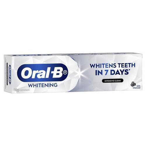 Oral B Toothpaste 3D White Charcoal Intensive Clean 110g