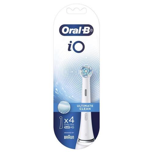 Oral B Power Toothbrush iO Ultimate Clean Refill White 4 Pack