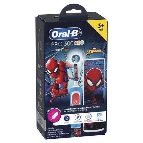 Oral B Power Toothbrush Pro 300 Kids Spiderman