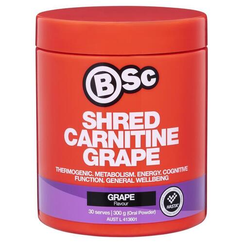 BSc Shred Carnitine Grape 300g