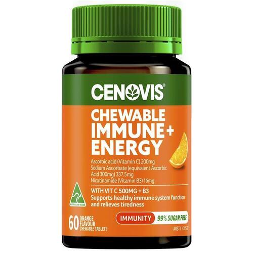 Cenovis Chewable Immunity & Energy 60 Tablets