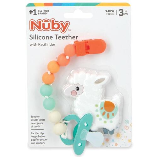 Nuby Silicone Drop Pacifinder with Teether