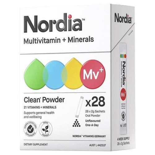 Nordia Multivitamin + Minerals Powder 28 Sachets