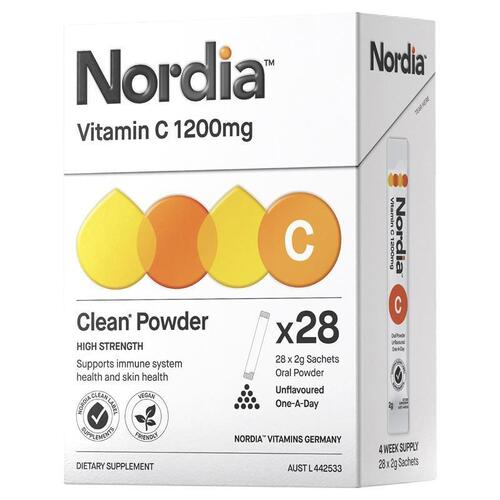 Nordia Vitamin C 1200mg Powder 28 Sachets