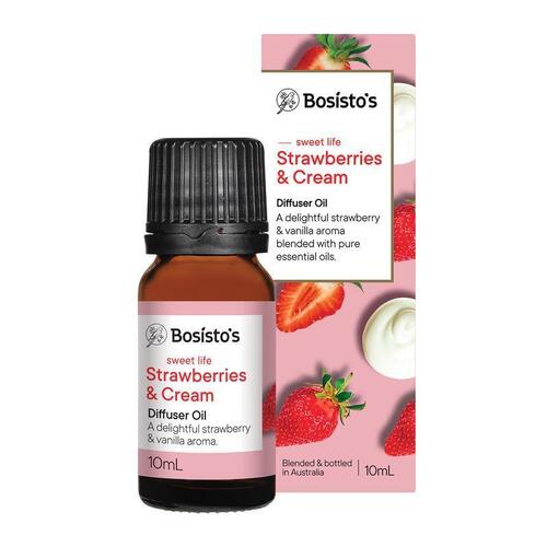 Bosistos Sweet Life Strawberries & Cream Diffuser Oil 10ml