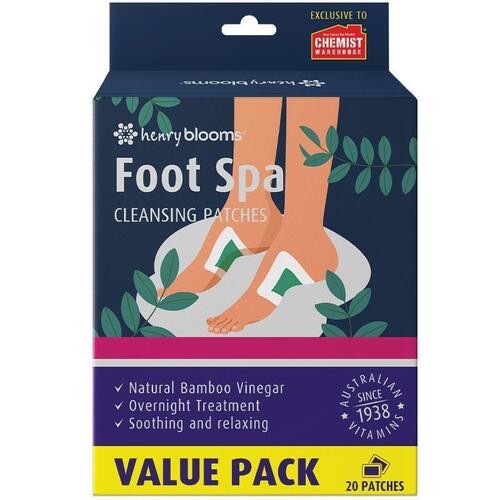 Blooms Foot Spa Cleansing Patches 20 Patches