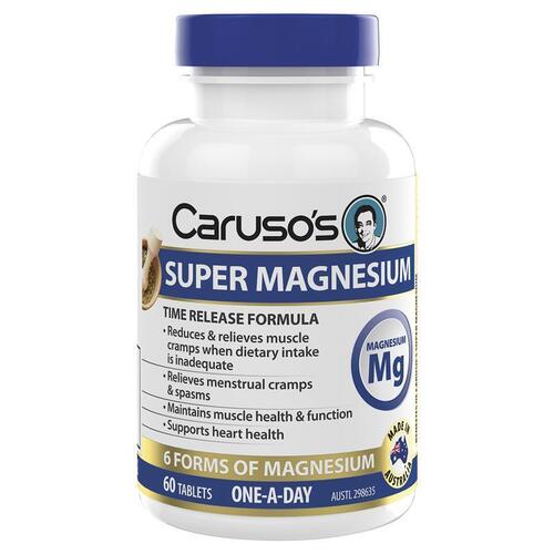 Carusos Super Magnesium 60 Tablets